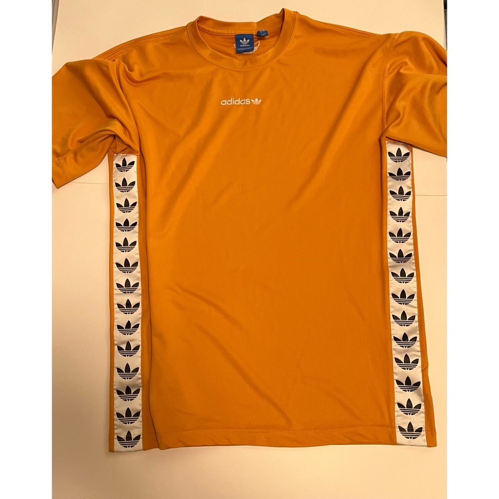 mustard yellow adidas shirt